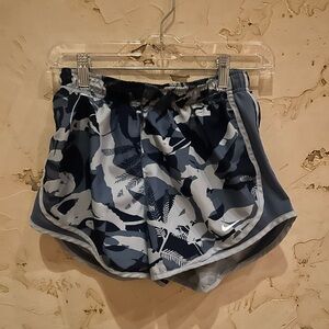 Nike Dri-FIT Running Shorts – Women’s Small | Brief Lined | Blue Print |